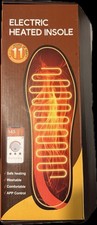 Heated Insoles Rechargeable, Foot Warmer, Unisex, 4 Heat Settings, trim to size