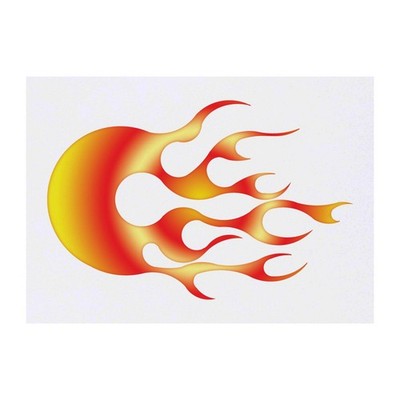 Temporäre Tattoos / Transfers ''Feuerball'' (TO00033900)