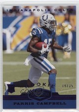 2019 Panini Plates & Patches Rookies Purple /35 Parris Campbell #180 7sd