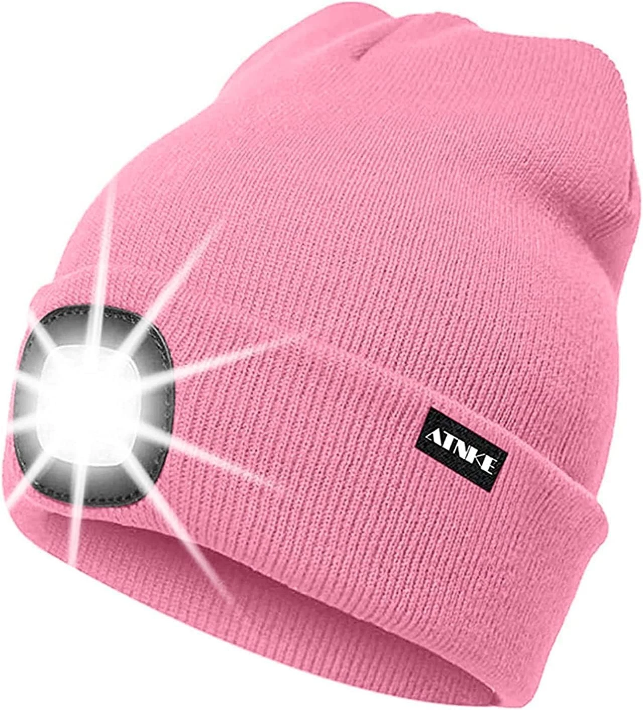 Rechargeable LED Light Beanie Cap Waterproof Warm Winter Gift for All