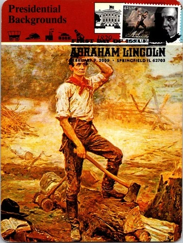 Dr Jim Stamps Maximum Card Abraham Lincoln 42C Fdc