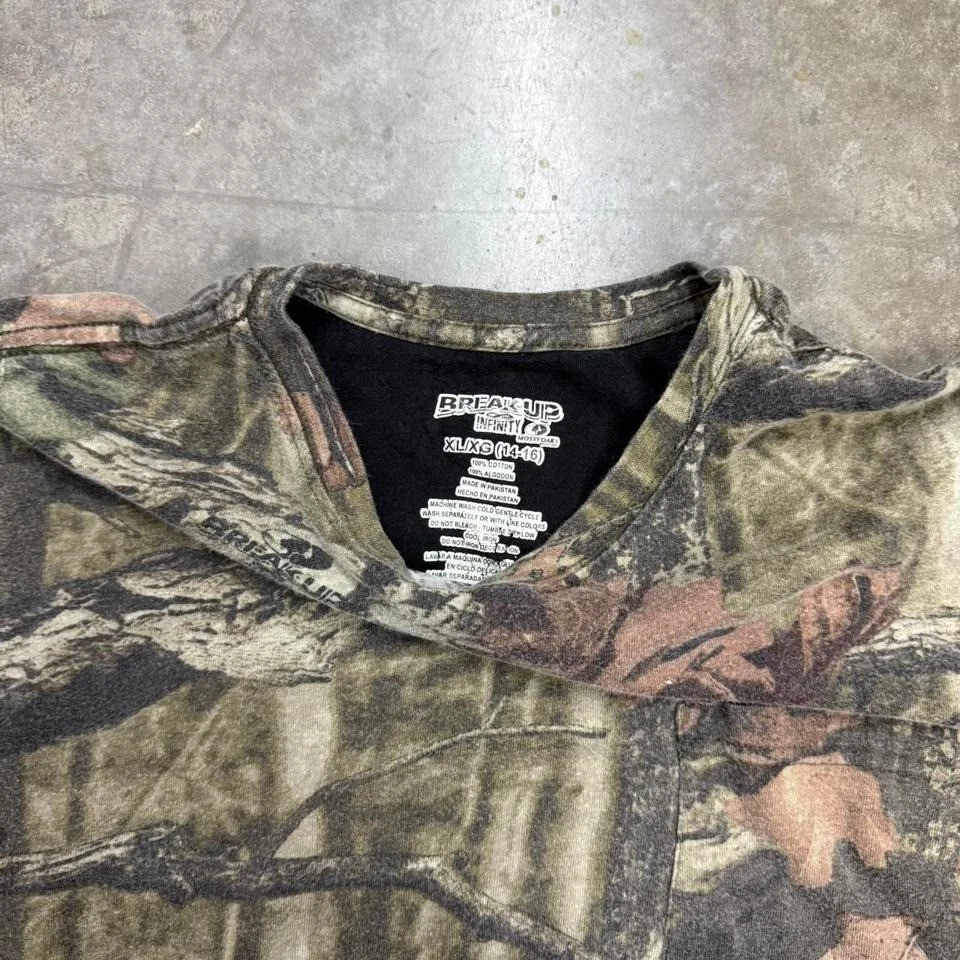 Mossy Oak Camuflaje Bolsillo Camiseta Talla S (Youth XL) Foto 3 de 4
