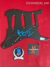 Bruce Dickinson Iron Maiden autographed signed guitar pickguard Beckett COA