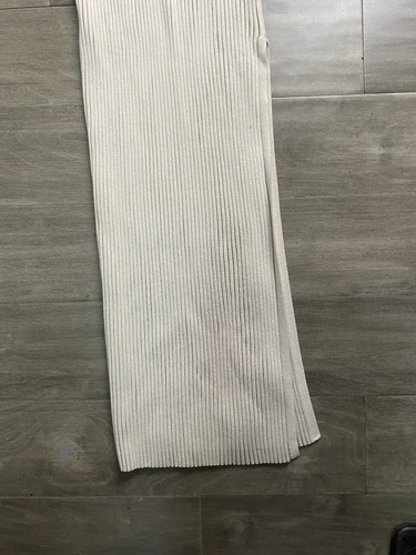 Anthropologie Sancia Dress Bodycon Brown Ribbed Stretch Knit Maxi Turtle Neck Xs - Picture 5 of 8