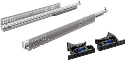 Hettich Vollauszug QUADRO V6 Push to Open NL=350mm EB=20mm 30kg m.Schnäpper