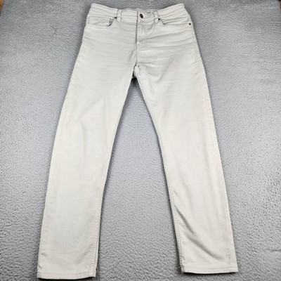 The Perfect Jean NYC Jeans Mens 31x32 Gray Slim Thick Denkhaki Pants Tapered