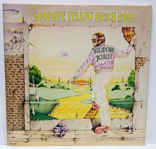 ELTON JOHN Goodbye Yellow Brick Road 2LPs ORIG 1973 MCA2-10003 NM Vinyl