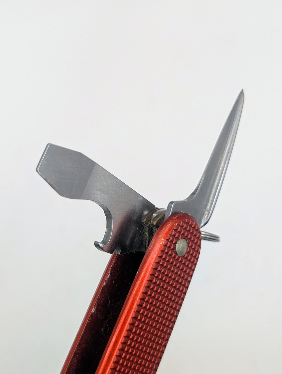 Victorinox Red Alox OLD CROSS FARMER Swiss Army Knife Vintage