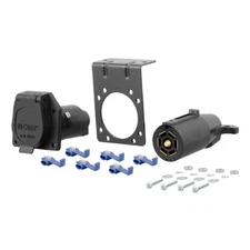 CURT 58152 7-WAY RV BLADE CONNECTOR PLUG AND SOCKET KIT