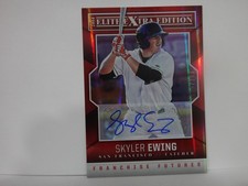 2014 Elite Extra Edition Franchise Futures Signatures /799 Skyler Ewing #73 Auto