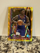 2025-26 Topps Chrome Vj Edgecombe Raywave Gold Refractor /50 Investment Card 💎