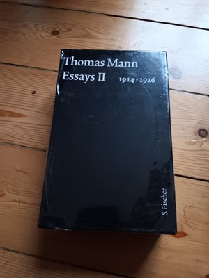Thomas Mann: Essays II 1914-1926 GkFA kommentierte Frankfurter Ausgabe (NEU/OVP)