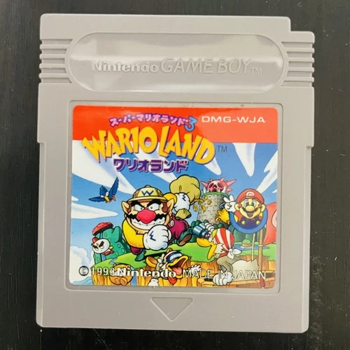 Wario Land Super Mario Land 3 Nintendo Game Boy DMG-WJA 1994 Japan Ver. Save OK