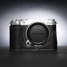 Half Case Handmade for Fujifilm XM5 Camera Genuine Leather Retro Style Cover New