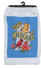 New Indiana Nickname Flour Sack Kitchen Towel, The Hoosier State, 26" Square