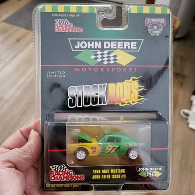 John Deere Motorsports 1968 Ford Mustang 1998 Stock Rods Diecast Car
