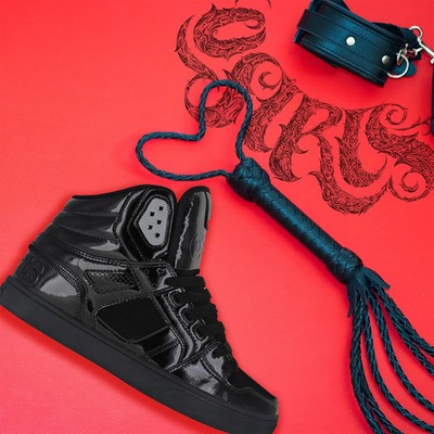 OSIRIS SCHUHE CLONE SCHWARZ LACK SILBER SNEAKER