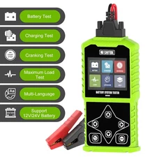 12V 24V Car Battery Tester Battery Analyzer Charging Cranking Tester 30-1700 CCA