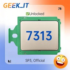   Unlocked AMD EPYC 7313 3.0GHz 16C / 32T 128MB 155W SP3 CPU