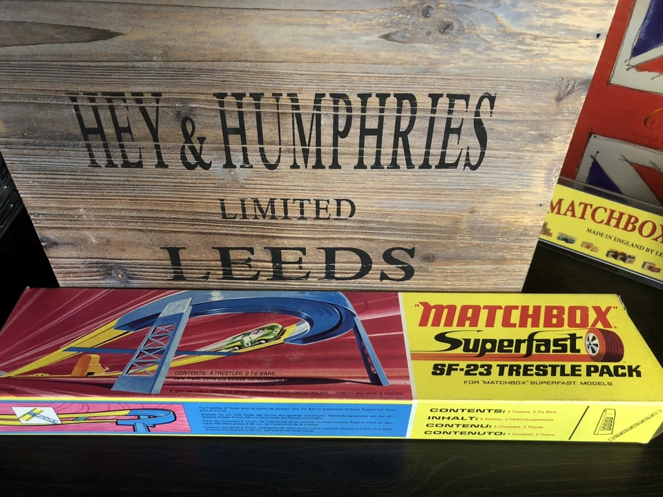 Matchbox Superfast SF-23 Rennbahn Zubehör Set Mint OVP von 1970 - Bild 3 von 4