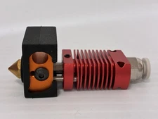 3D Printer Extruder Hot End Kit Aluminum Heatsink, Brass Nozzle & Silicone sock