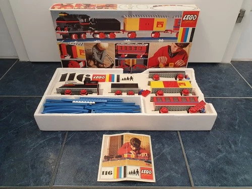 Lego System Classic Vintage Train Train Set 1 16 60s Old 60s Original Box Boxed
