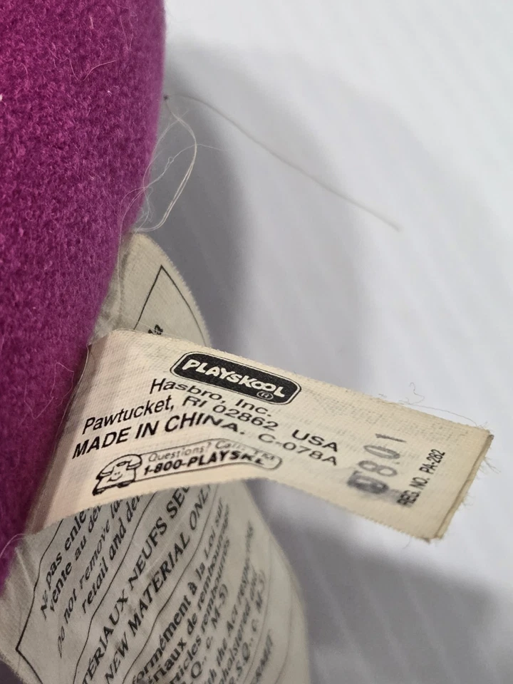 Vintage 90s-Y2K Lambchops Barney Minnie Power Ranger Plush Toy Lot - Image 4 of 4