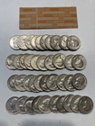 Roll of 40 silver washington quarters 1960-64