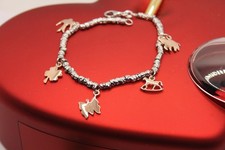 BRACCIALE DODO STYLE LINEA  TERRA ARGENTO CHARMS RAMATI CM 18 EXPLOIT