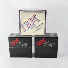 30 IBM Brand 720 KB 3.5 Inch Floppy Disks Diskettes DD 2DD 3 Sealed 10 Packs Lot