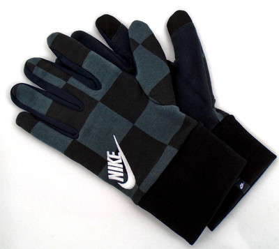 Nike Club Fleece Gloves 2.0 Men's Large Touch Screen Black/Dk Smoke Grey