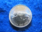 1967 Canada Silver Commemorative "Bobcat" - Bright Uncirculated