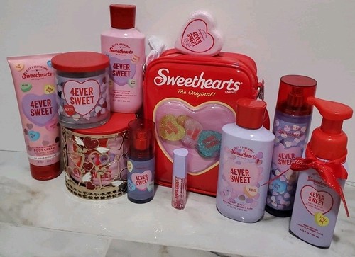 12x Bath & Body Works 4EVER SWEET Gift Set Lot Bundle Purse 2x Candles + 2x Mist - Picture 7 of 8