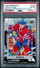 2024 Upper Deck Hockey - LANE HUTSON #RC25 -  ROOKIE COMMEMORATIVE CLASS - PSA
