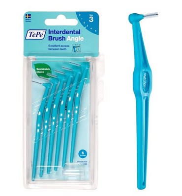 TePe Interdentalbürste Winkel Größe 3 6er Pack UNPERFEKTE VERPACKUNG