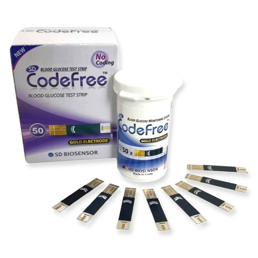 100 Strips - SD  Blood Glucose Monitor/Monitoring Test/Testing Kit Replacement S