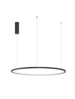 Nova Luce Tarquin Pendelleuchte 80 Cm Schwarz Dimmbar 3000 K Led 1708 Lm
