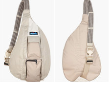 NWT KAVU Rope Canvas Crossbody Backpack Sling Bag Functional BLANK CANVAS
