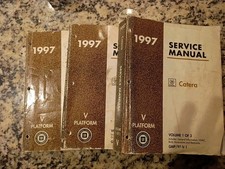 1997 Cadillac Catera Factory Service Repair Manuals 3 Volume Set 1997 Cadillac Catera Factory Service Repair Manuals 3 Volume Set