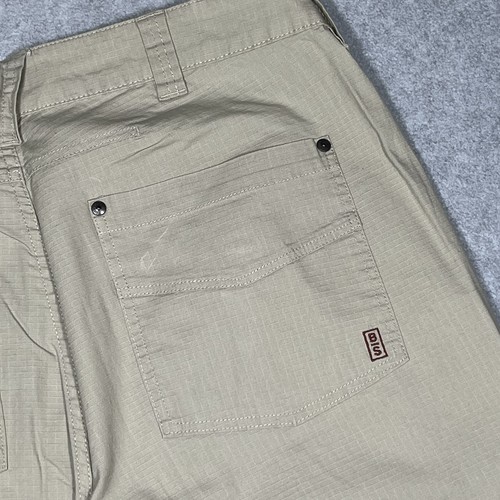 Brothers Sons Pants Mens 36x34 Utility Pocket Ripstop Khaki Hiking Gusset Gorp - Picture 11 of 18