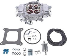 New Race Carburetor Mechanical Aluminum Bore Dual 750 Cfm 4-barrel Square