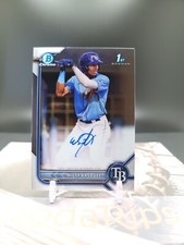 2022 Bowman Chrome Willy Vasquez 1st Prospect Auto Tampa Bay Rays RC #CPA-WVZ