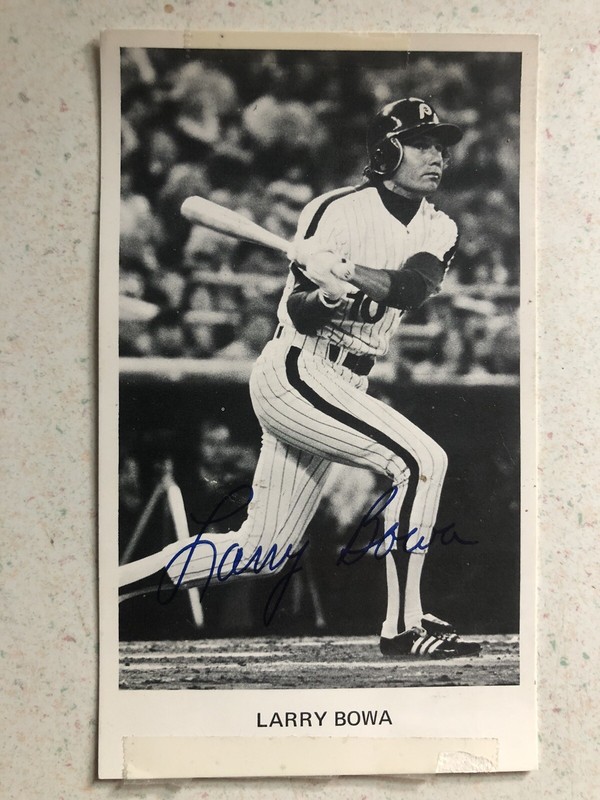 1979 Larry Bowa Philadelphia Phillies Team Issue photo card 5x7