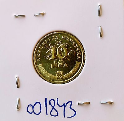 10 Lipa 2017 - Croatian coin, Brass Plated Steel - DUHAN ! | eBay