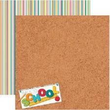 Back to School, scrapbook paper, DS, Reminisce RSS294
