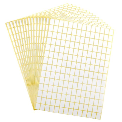 2940Pcs White Labels Stickers Tiny Price Tags Stickers 0.35 x 0.5 Inch Mailin...