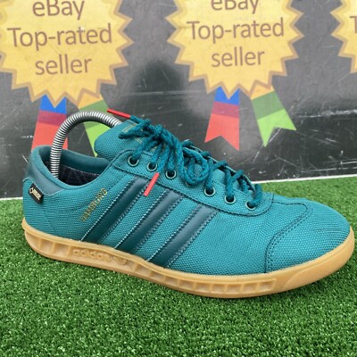 Adidas Originals Hamburg GTX Trainers Green UK Gore-tex 2015