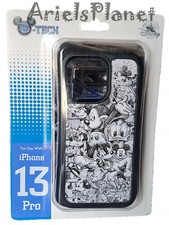 DISNEY PARKS Mickey and Friends Black  White Retro Cartoon iPHONE 13 Pro Cover