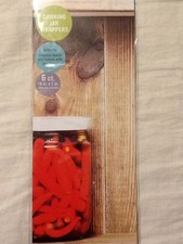NIP Canning Jar Wrappers 6 Ct. For Mason Bell Jars Gift Giving Stickers Blue