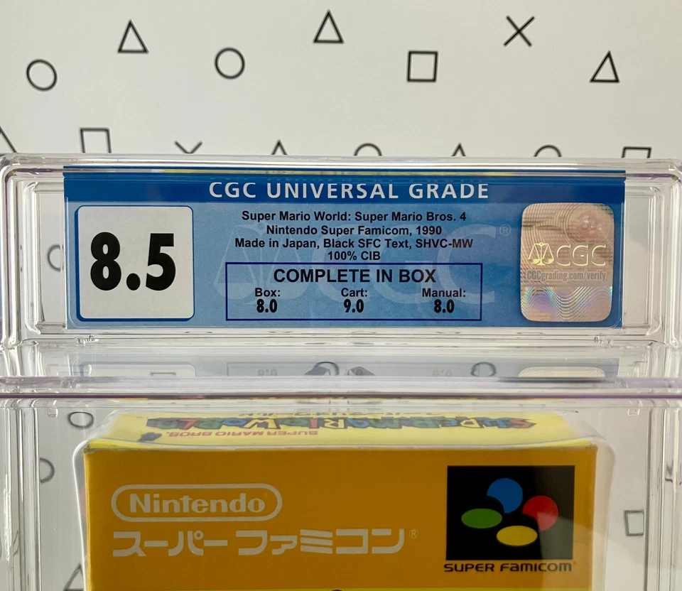 Super Mario World - Mario Bros. 4 CIB - CGC 8.5 - Super Famicom / SNES Japanese - Image 2 of 4
